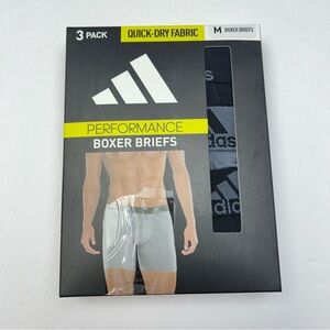 Adidas Performance Boxer Briefs Climacool  Quick Dry Fabric Men Sz M (32-34)